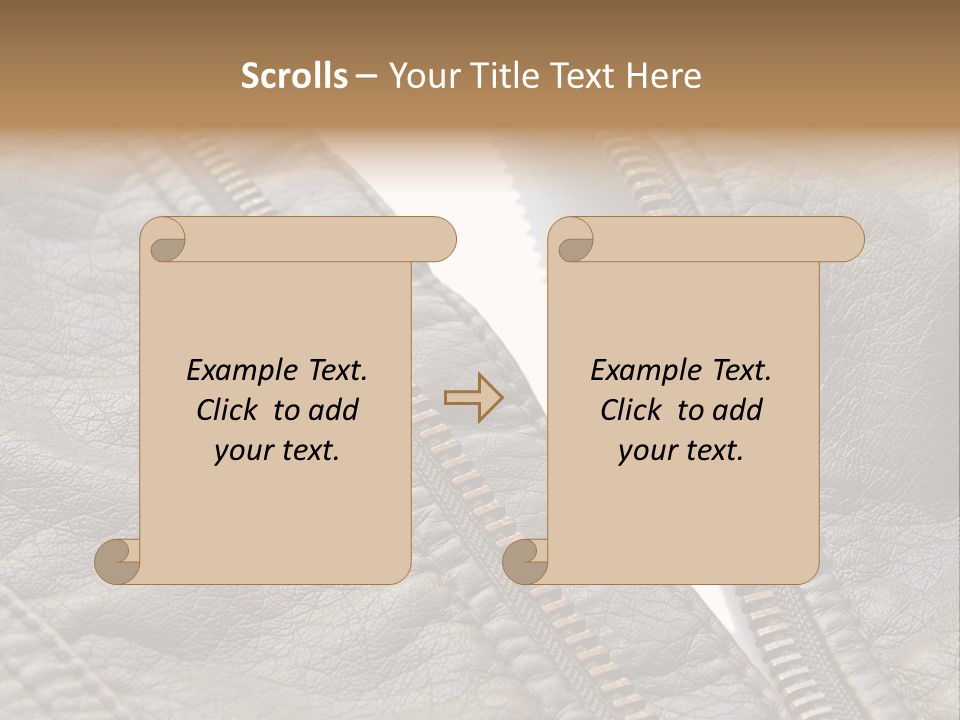 Text Socks Pair PowerPoint Template