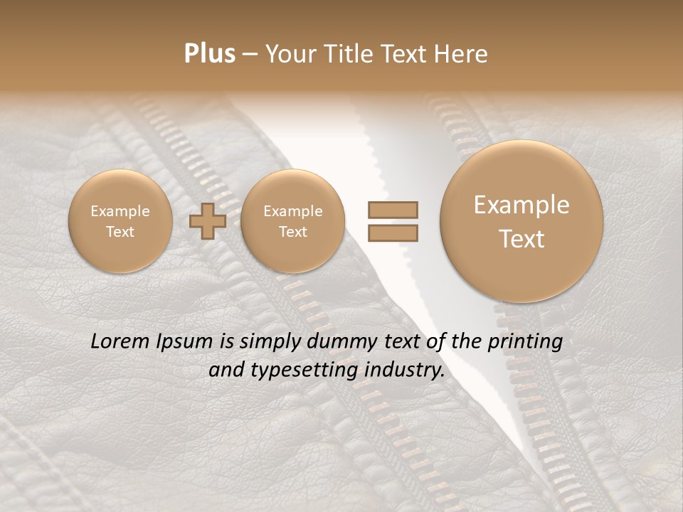 Text Socks Pair PowerPoint Template