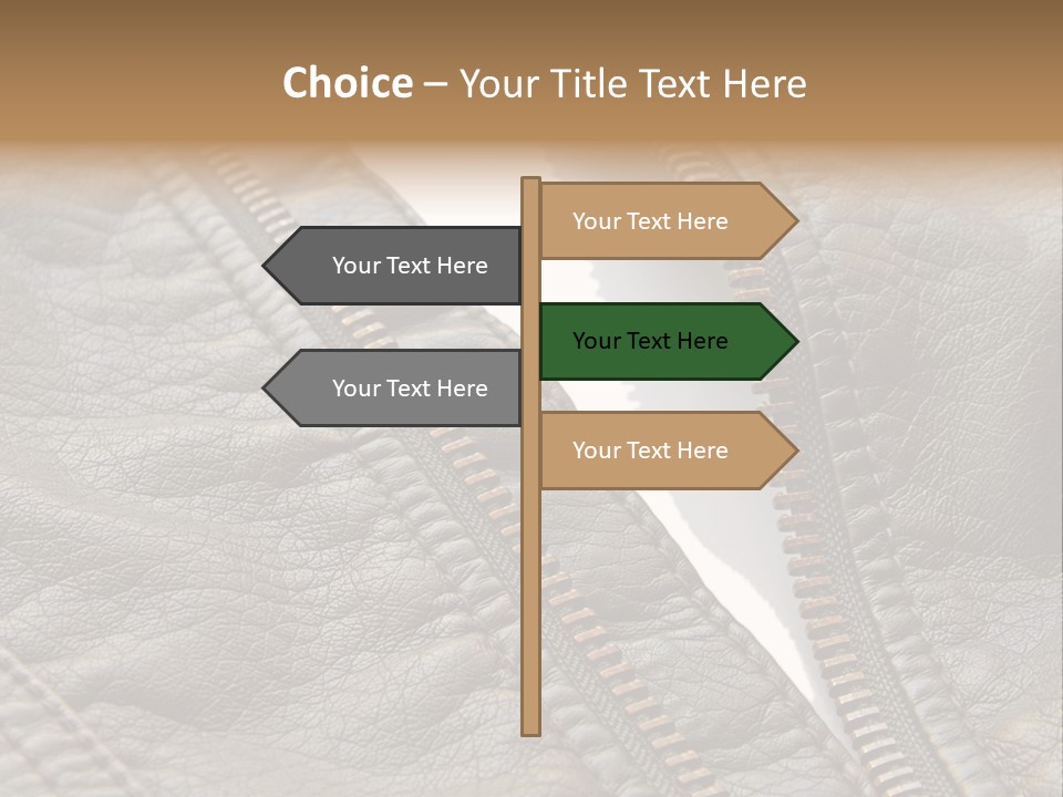 Text Socks Pair PowerPoint Template