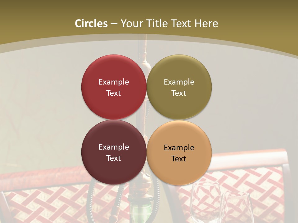 A Table With A Lamp On Top Of It PowerPoint Template