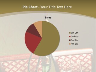 A Table With A Lamp On Top Of It PowerPoint Template