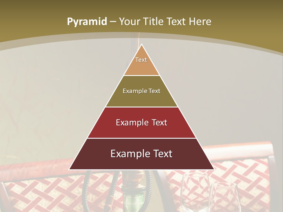 A Table With A Lamp On Top Of It PowerPoint Template