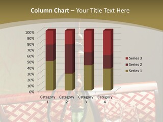 A Table With A Lamp On Top Of It PowerPoint Template