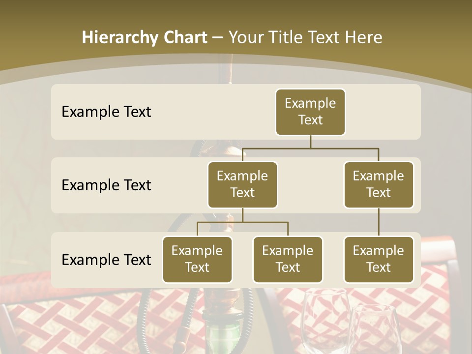A Table With A Lamp On Top Of It PowerPoint Template