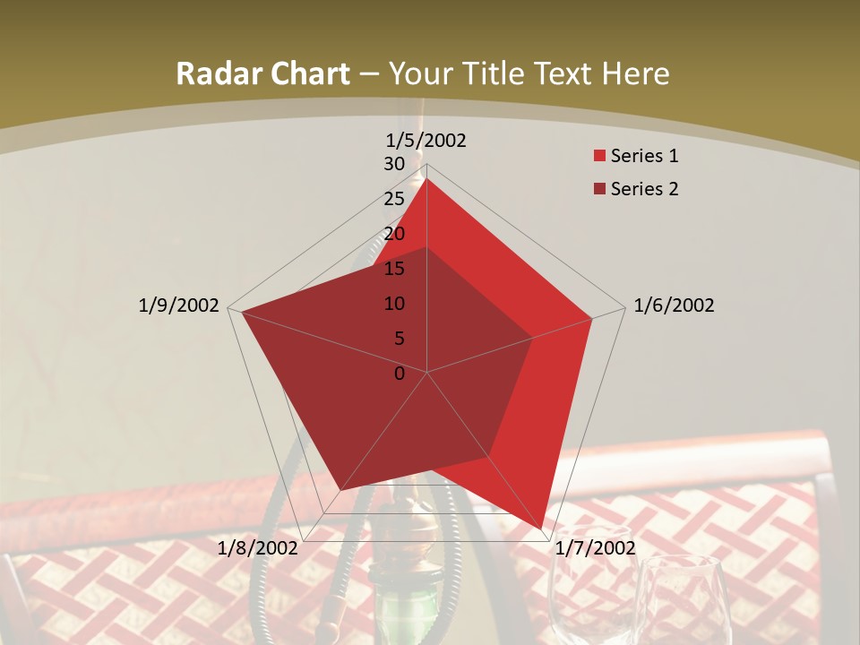 A Table With A Lamp On Top Of It PowerPoint Template