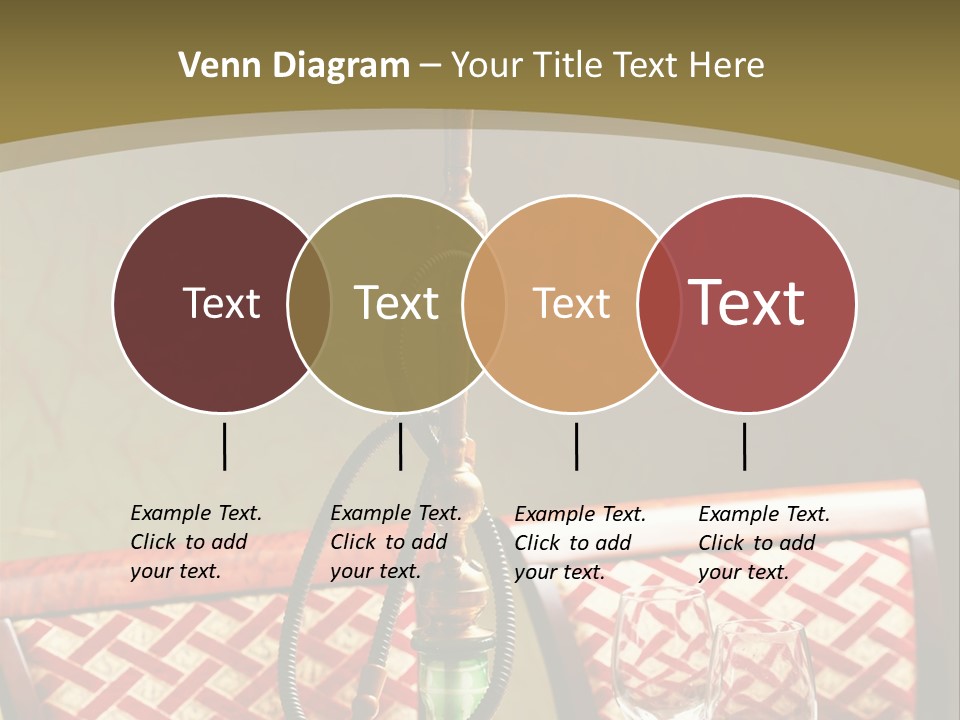 A Table With A Lamp On Top Of It PowerPoint Template