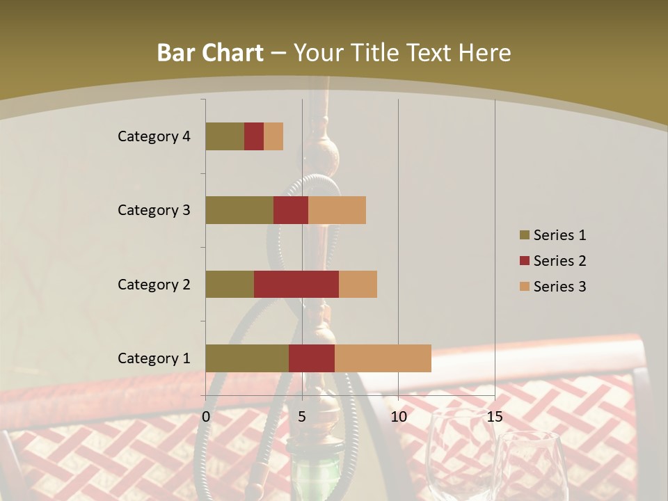 A Table With A Lamp On Top Of It PowerPoint Template
