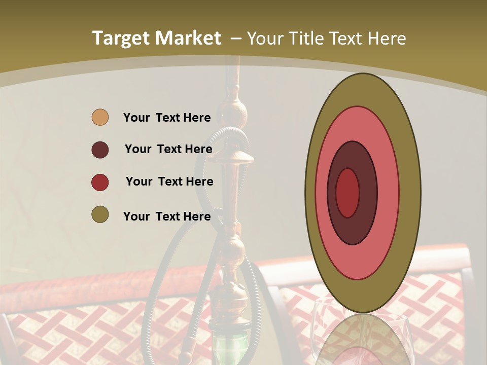 A Table With A Lamp On Top Of It PowerPoint Template