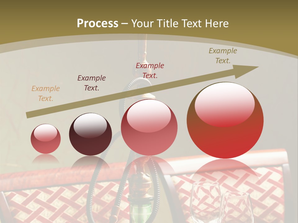 A Table With A Lamp On Top Of It PowerPoint Template