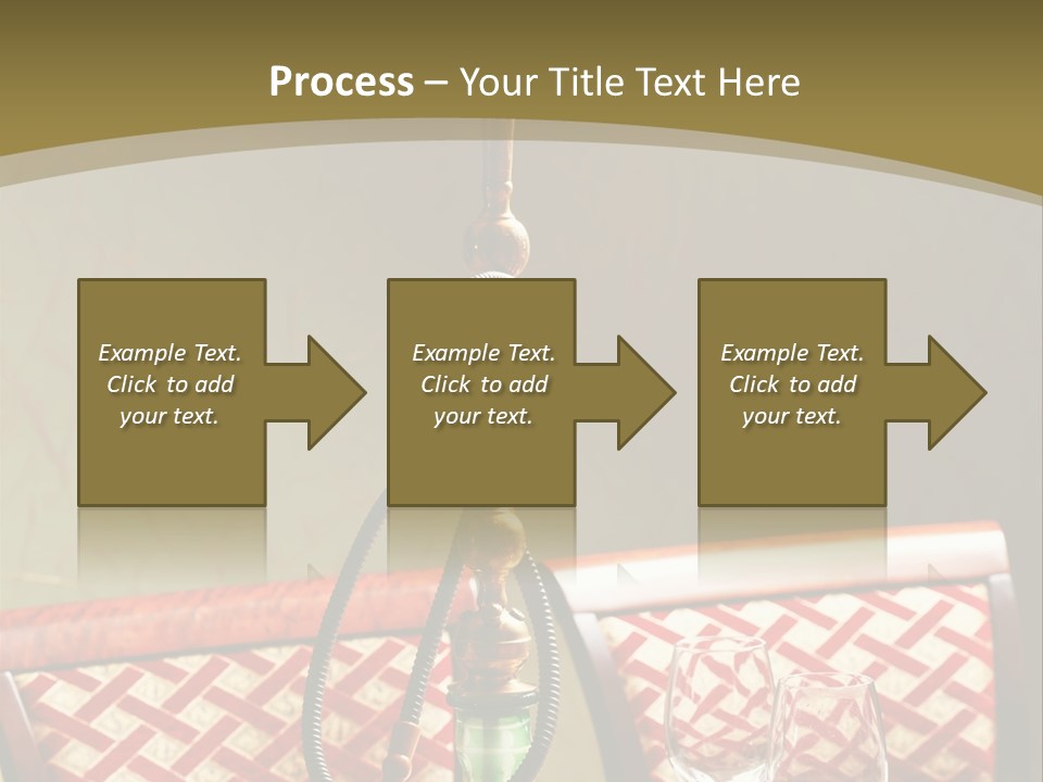 A Table With A Lamp On Top Of It PowerPoint Template
