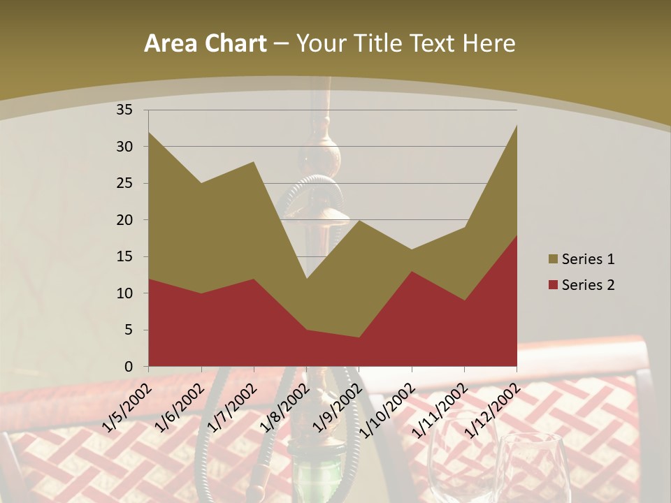 A Table With A Lamp On Top Of It PowerPoint Template