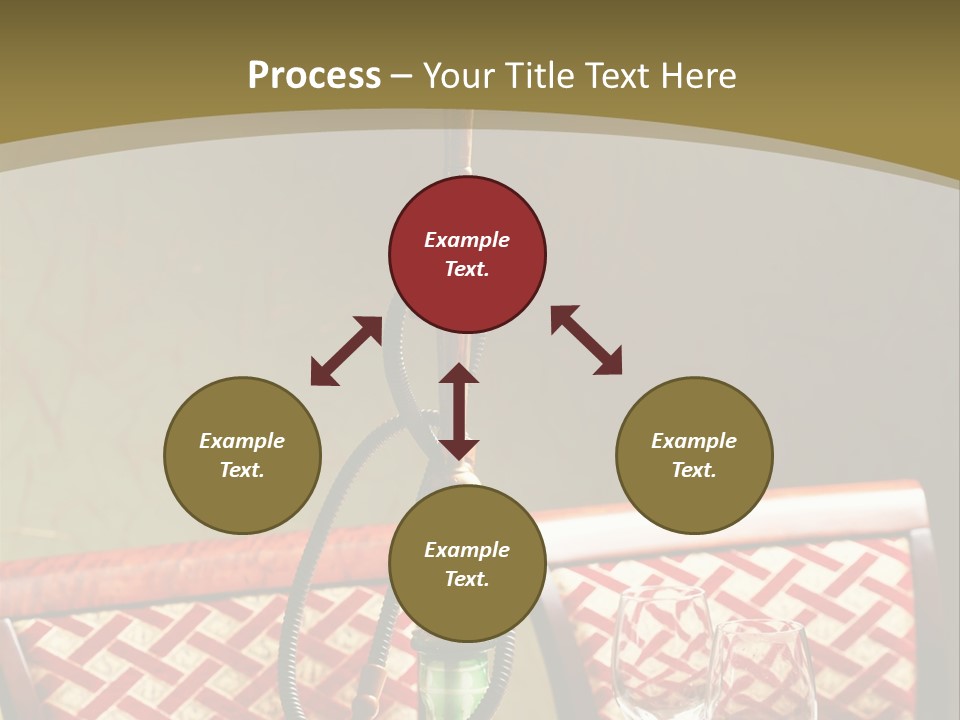 A Table With A Lamp On Top Of It PowerPoint Template