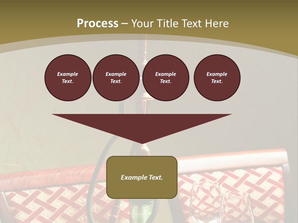 A Table With A Lamp On Top Of It PowerPoint Template