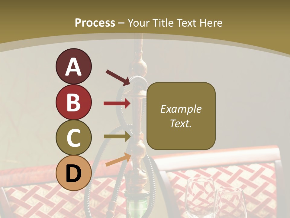 A Table With A Lamp On Top Of It PowerPoint Template