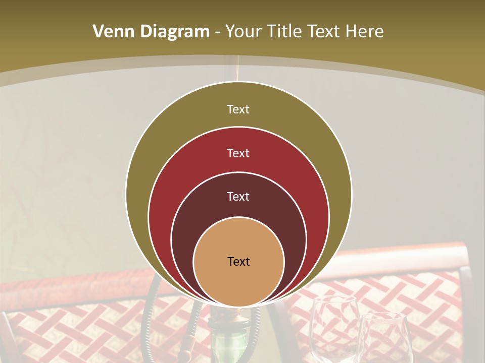 A Table With A Lamp On Top Of It PowerPoint Template