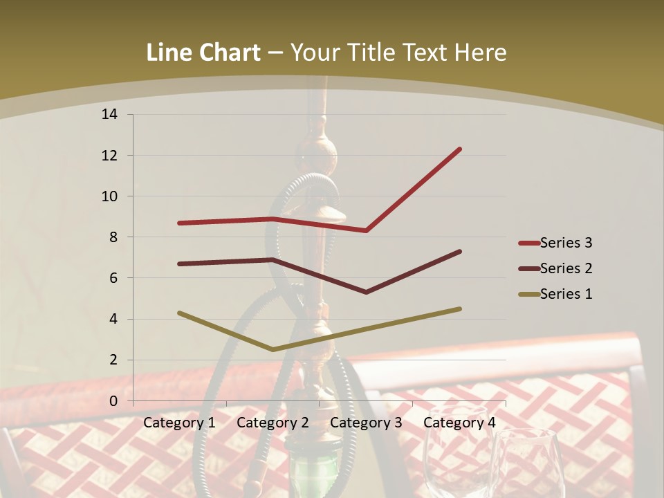 A Table With A Lamp On Top Of It PowerPoint Template