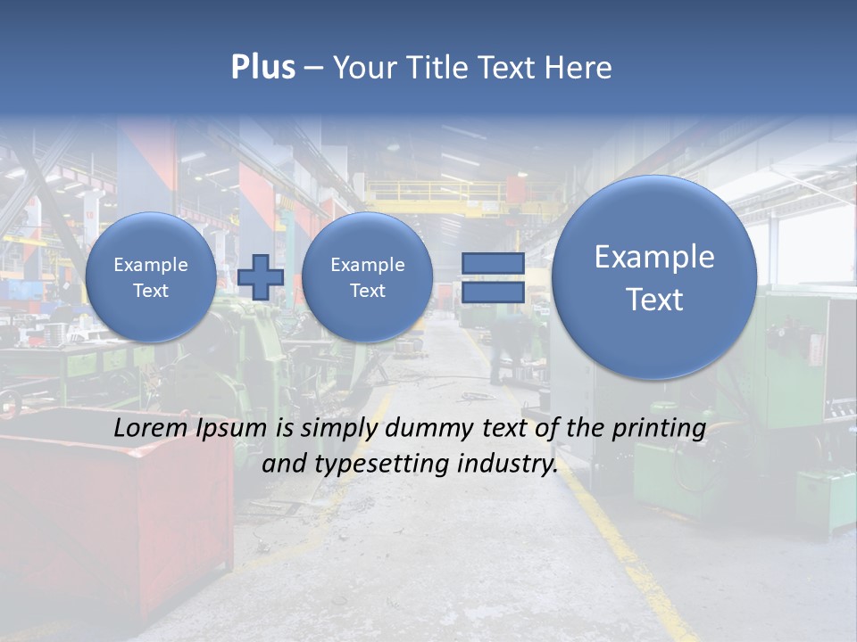 Manual Robot Iron PowerPoint Template
