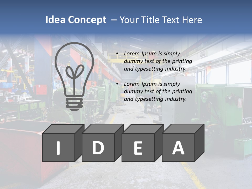 Manual Robot Iron PowerPoint Template