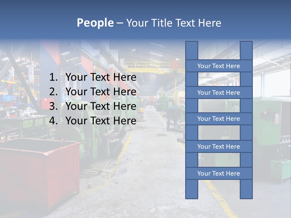 Manual Robot Iron PowerPoint Template