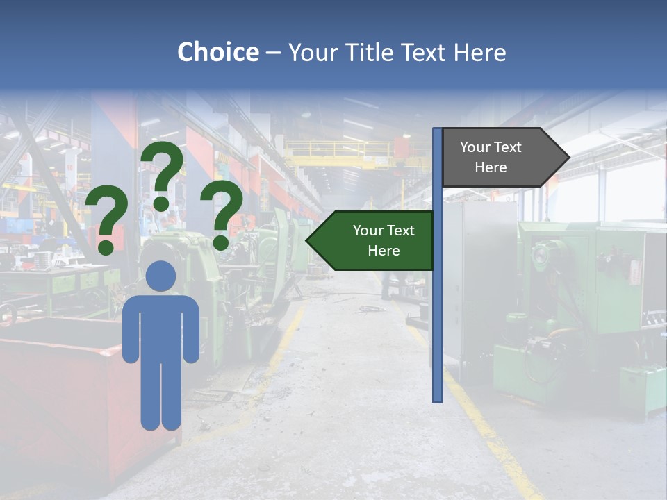 Manual Robot Iron PowerPoint Template