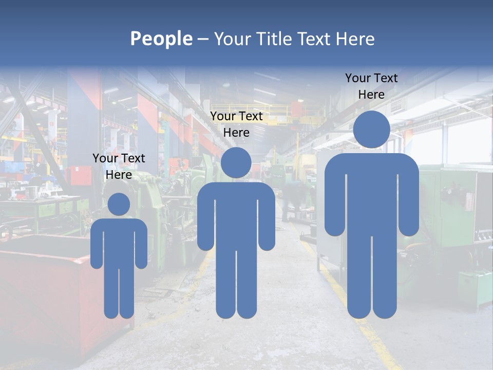 Manual Robot Iron PowerPoint Template