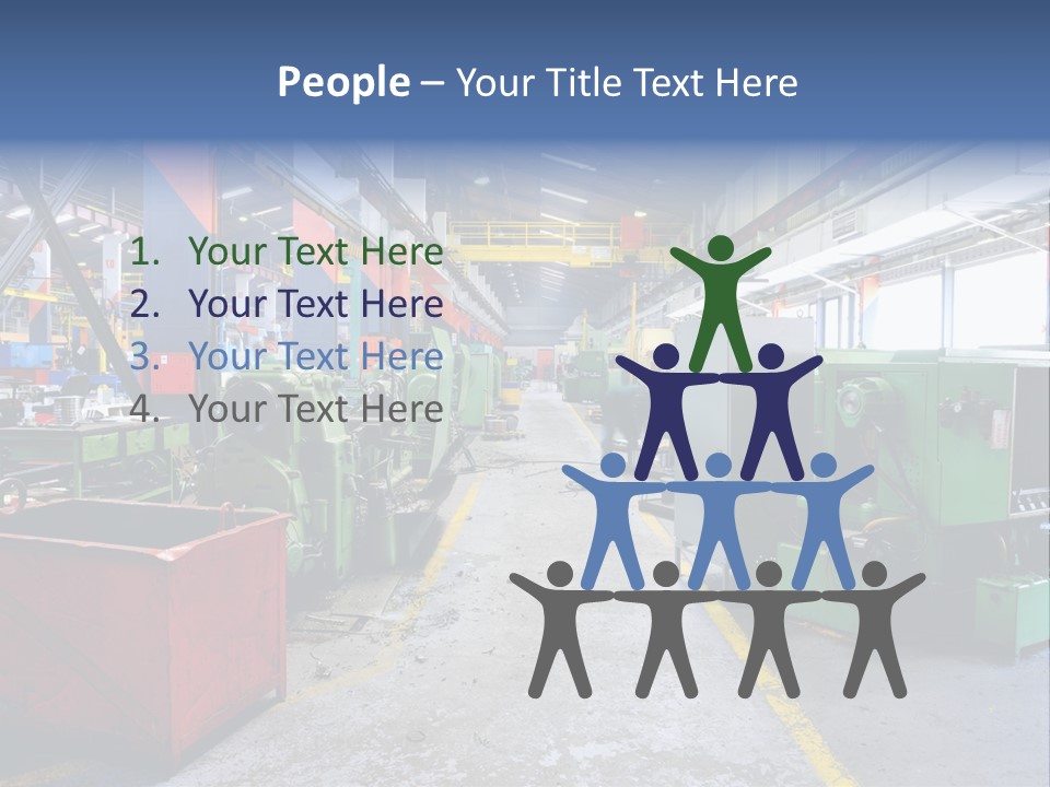 Manual Robot Iron PowerPoint Template