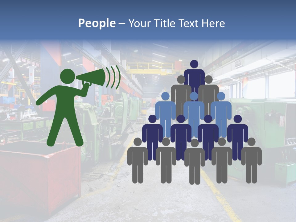 Manual Robot Iron PowerPoint Template