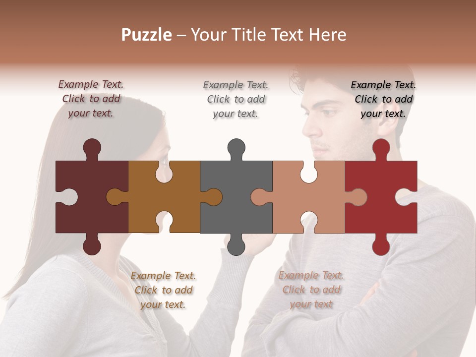 Problem Relationship Space PowerPoint Template