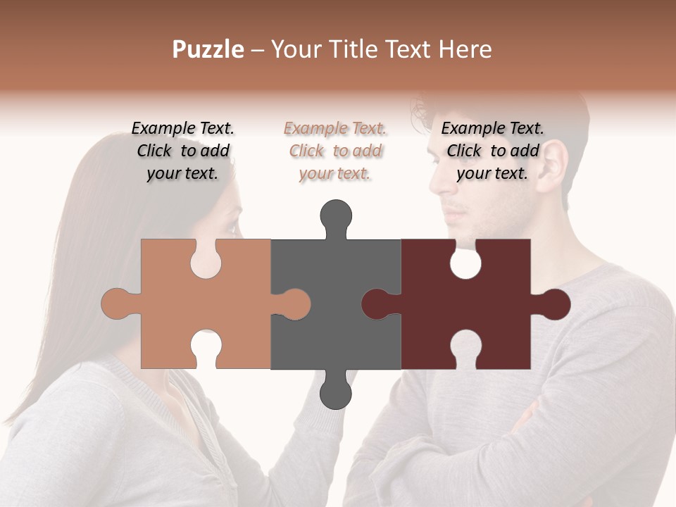 Problem Relationship Space PowerPoint Template