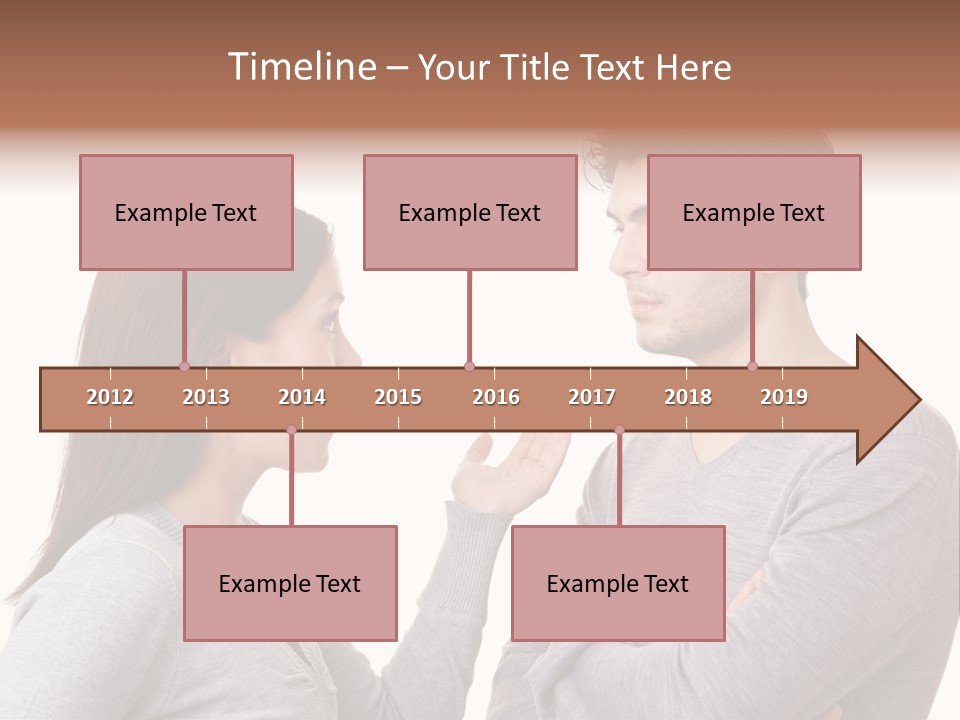 Problem Relationship Space PowerPoint Template
