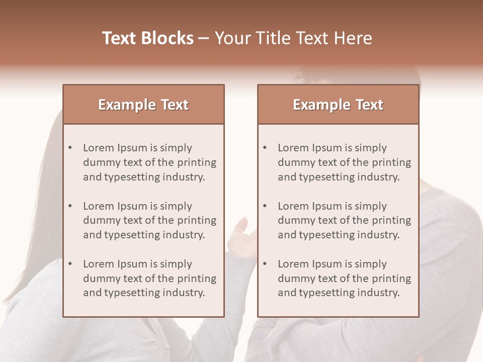 Problem Relationship Space PowerPoint Template