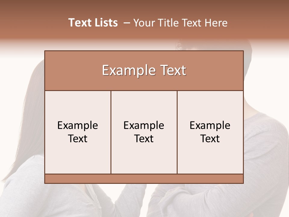 Problem Relationship Space PowerPoint Template