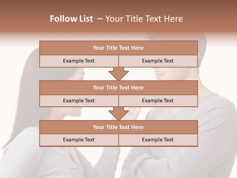 Problem Relationship Space PowerPoint Template