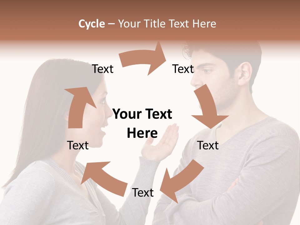 Problem Relationship Space PowerPoint Template