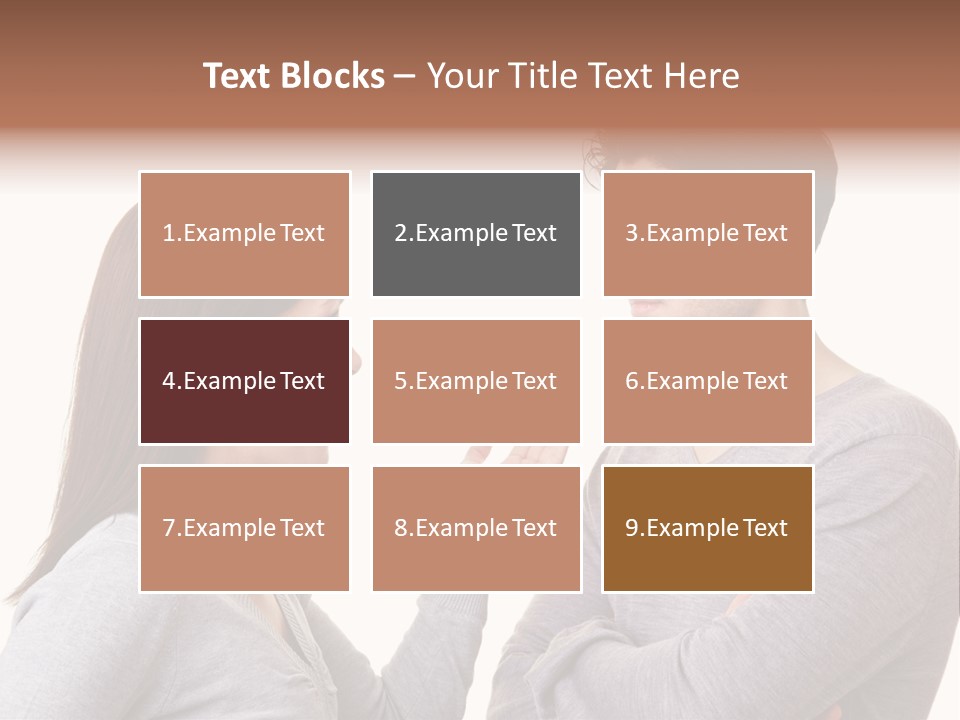 Problem Relationship Space PowerPoint Template