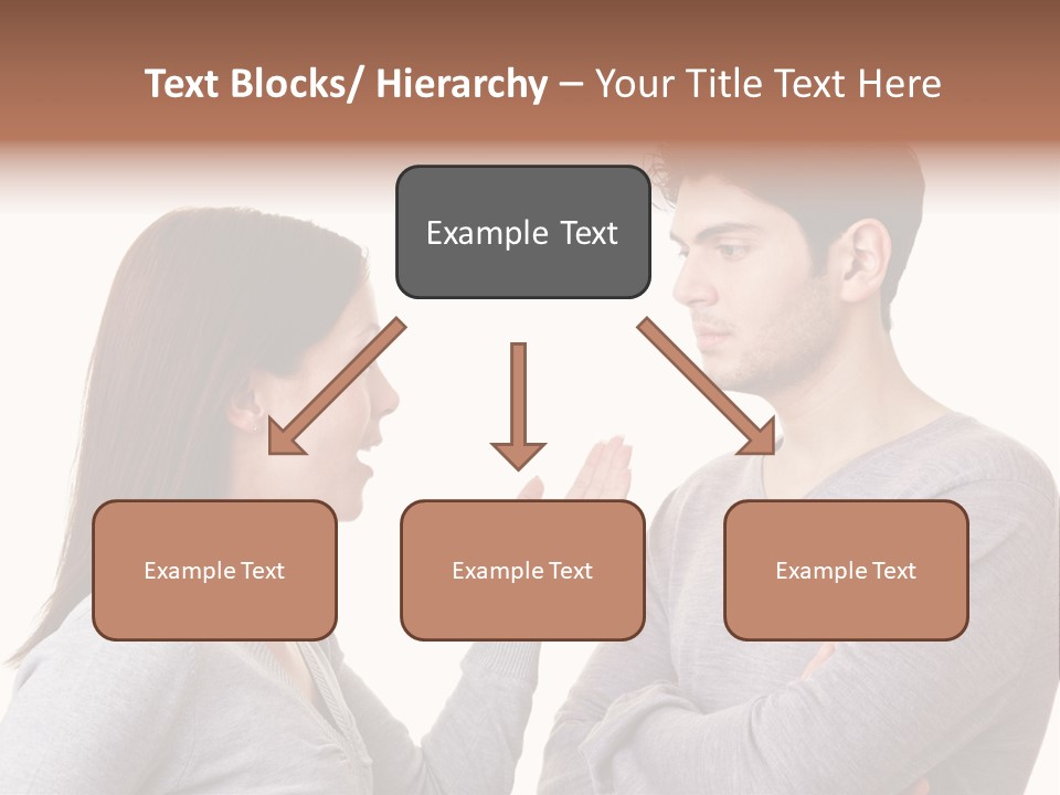 Problem Relationship Space PowerPoint Template