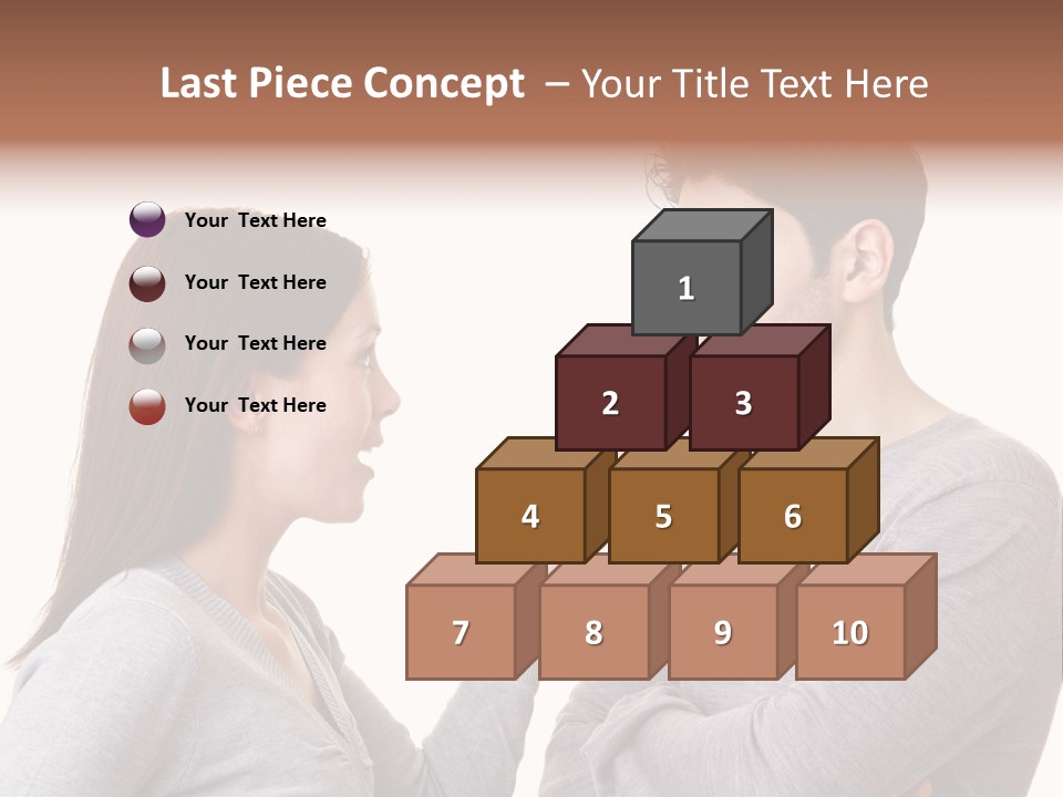 Problem Relationship Space PowerPoint Template