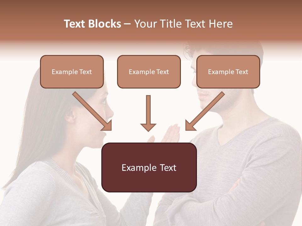Problem Relationship Space PowerPoint Template