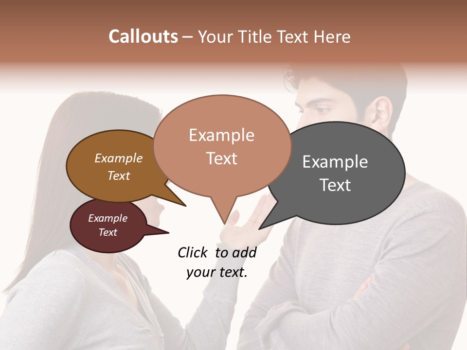 Problem Relationship Space PowerPoint Template