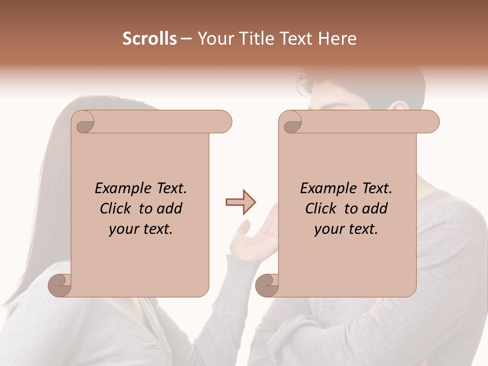 Problem Relationship Space PowerPoint Template