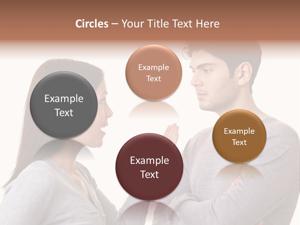 Problem Relationship Space PowerPoint Template