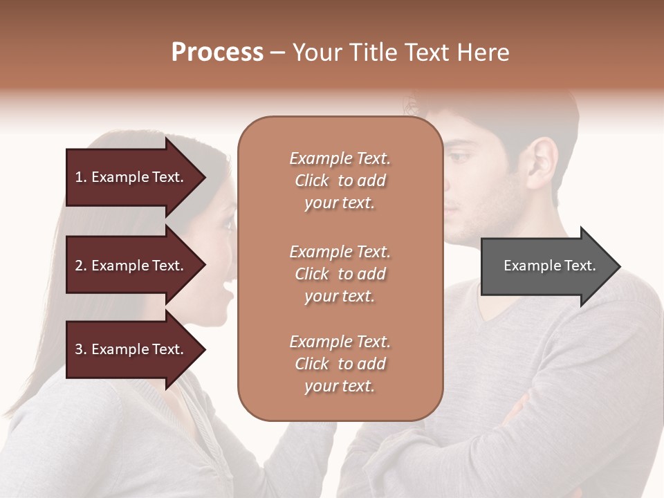 Problem Relationship Space PowerPoint Template