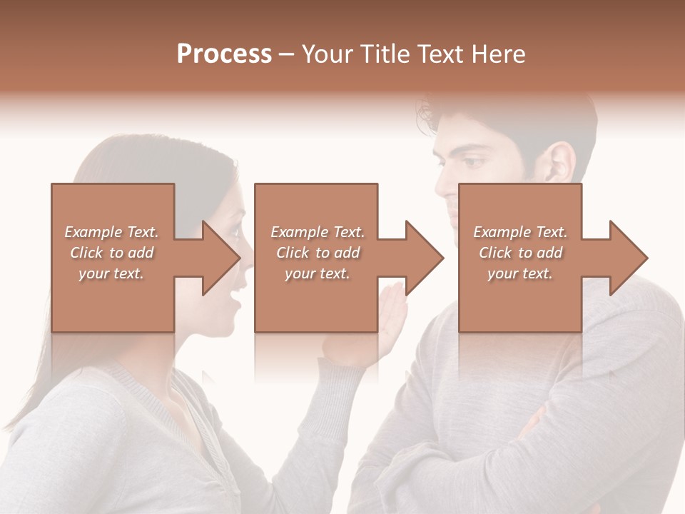 Problem Relationship Space PowerPoint Template