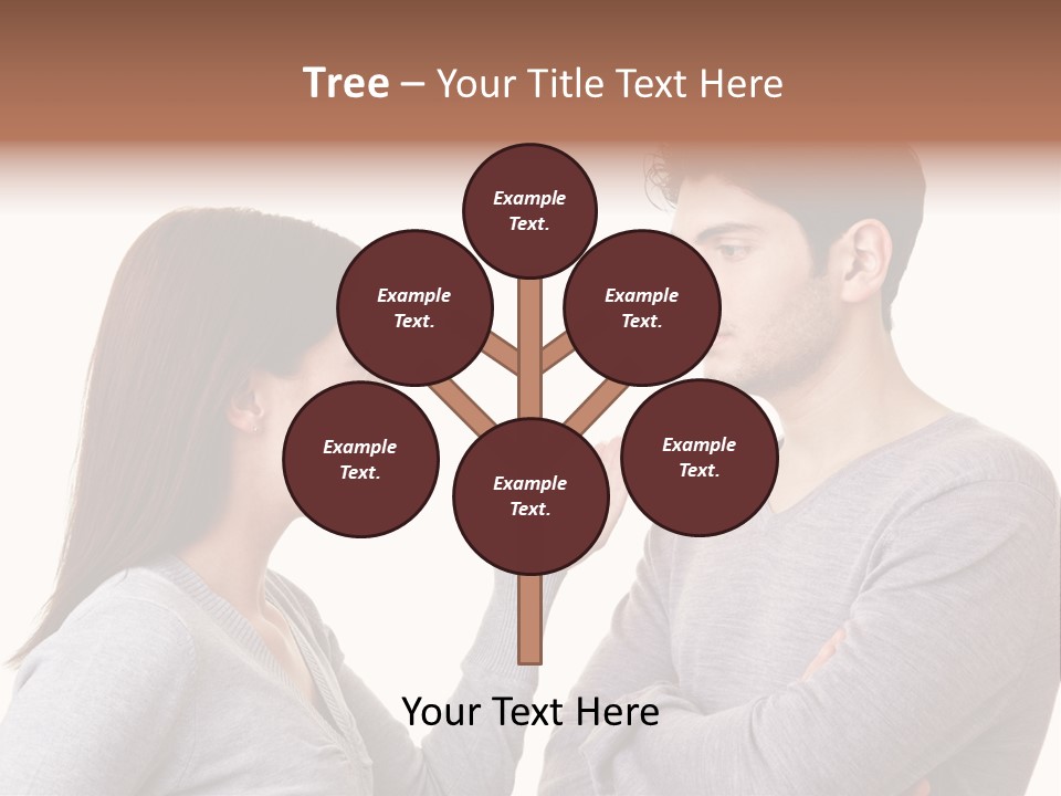 Problem Relationship Space PowerPoint Template