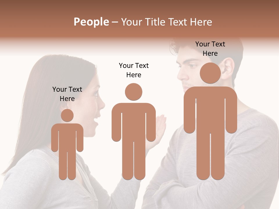Problem Relationship Space PowerPoint Template