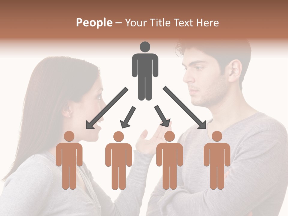 Problem Relationship Space PowerPoint Template