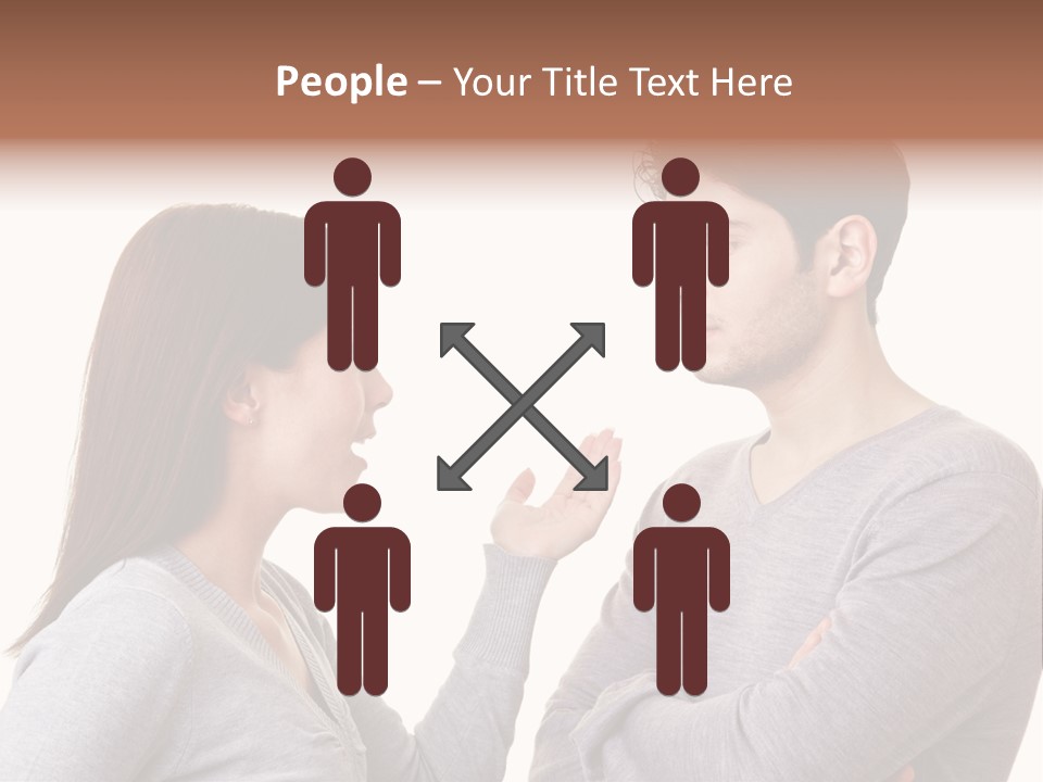 Problem Relationship Space PowerPoint Template