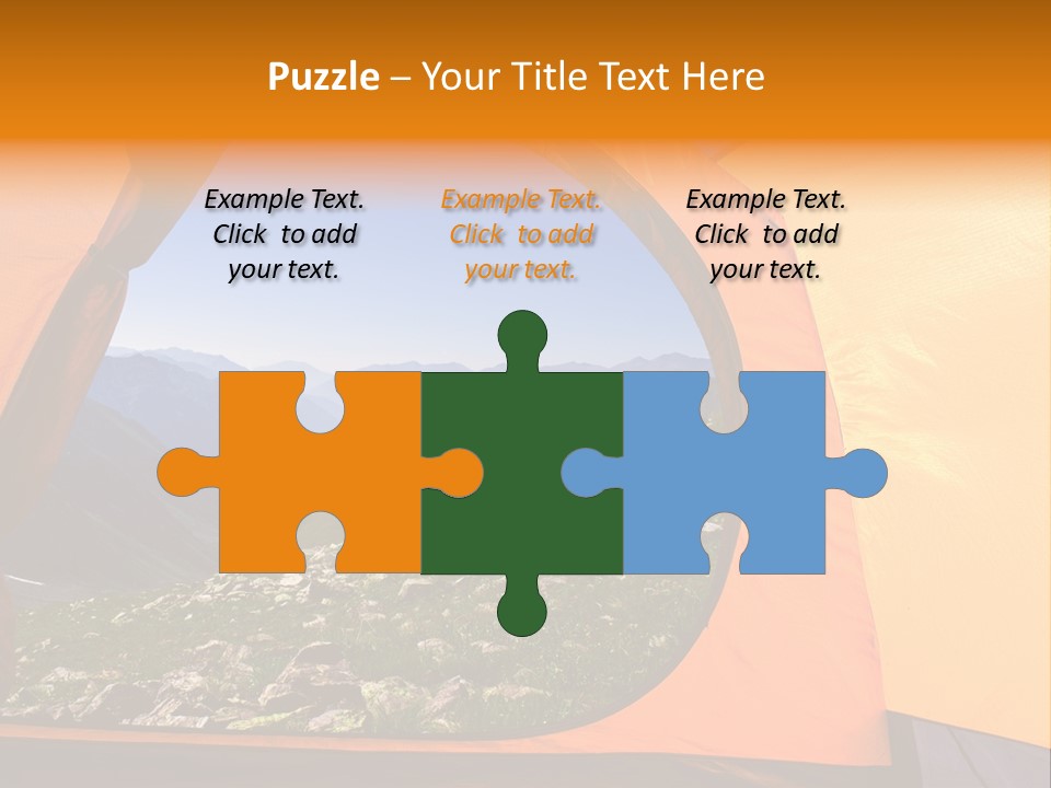 Sky View Panoramic PowerPoint Template