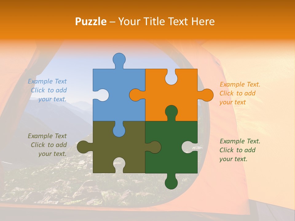 Sky View Panoramic PowerPoint Template