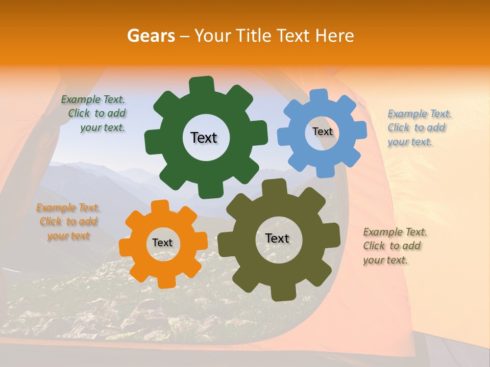 Sky View Panoramic PowerPoint Template